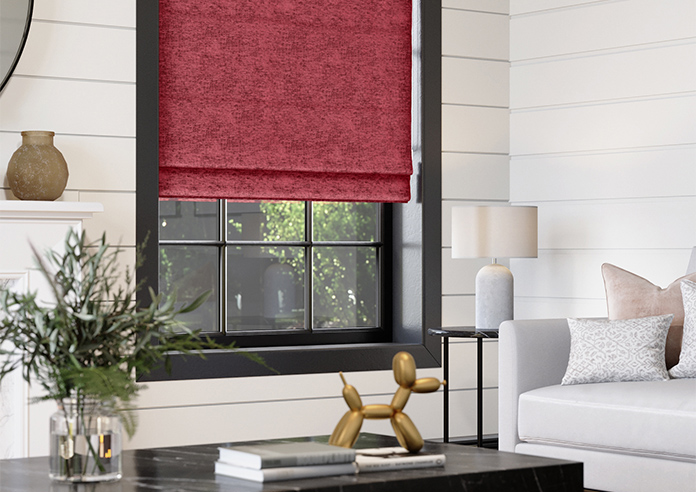 Maurice, Red - Roman Blind - Image 5